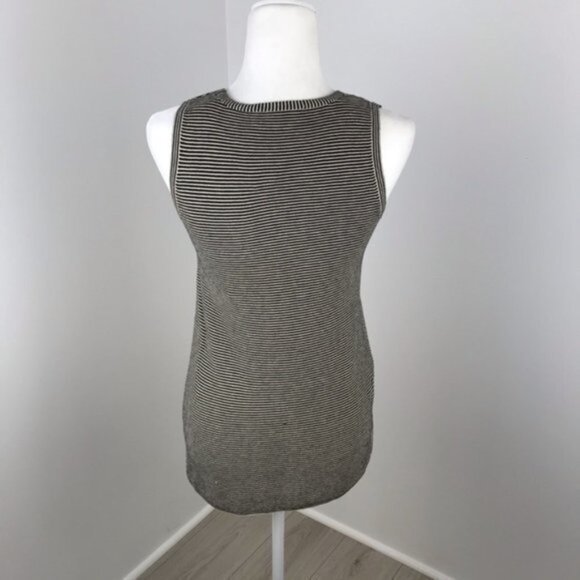 Loft Striped Sleeveless V-Neck Top Size XS NWT - Picture 5 of 7